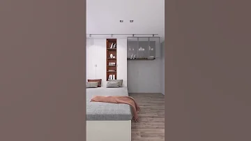 تصميم غرفة نوم ضيقه وفخمه السعودية 