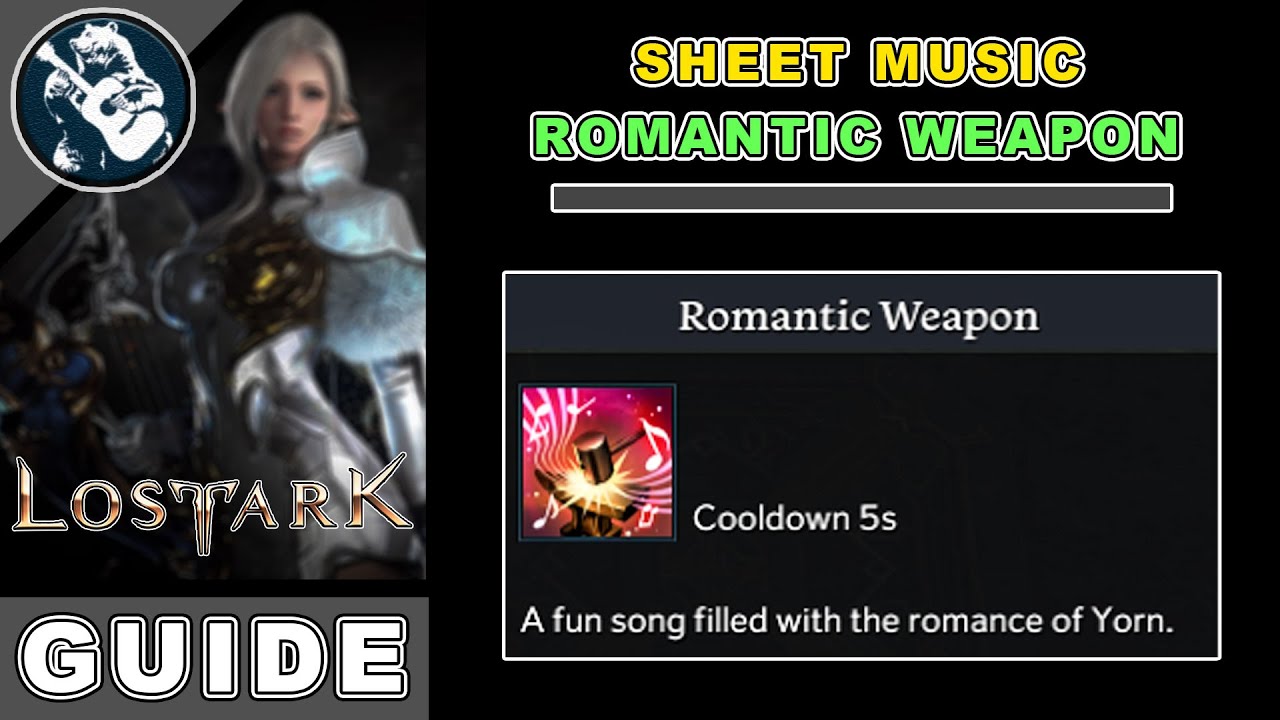 How to Get Romantic Weapon in Lost Ark | Sheet Music Guide
