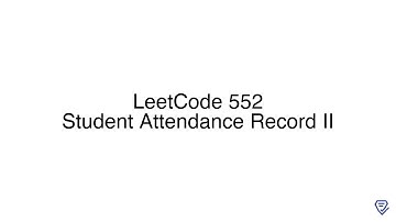 LeetCode 552: Student Attendance Record II