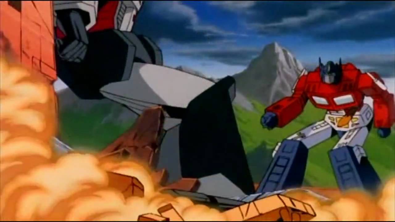 Transformers-The Movie (1986) Optimus Prime vs Megatron[HD