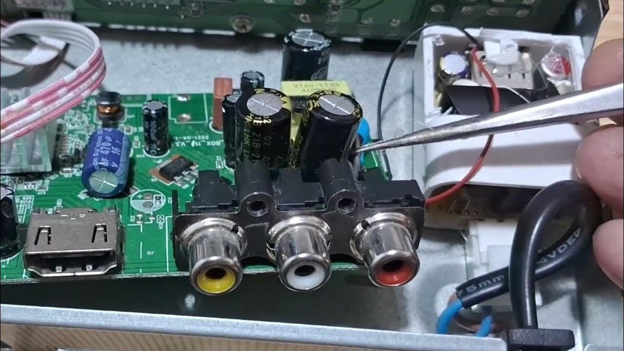 MEMPERBAIKI SET TOP BOX DVB T2 MATI ELCO CAPACITOR MELEDAK YouTube