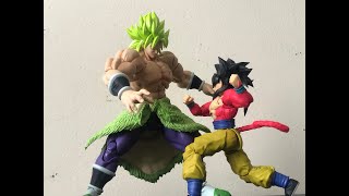 Broly vs Goku SSJ4 SH.Figurearts Stop Motion test