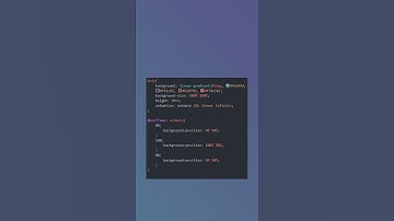 Easy Animated Gradient Background | CSS Animation  #css #short #shorts