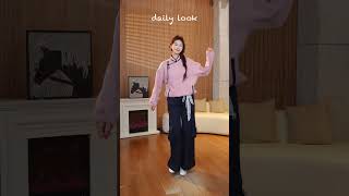#Mongolian beauty#ootd outfit#Spring outfits