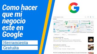 Como hacer para que mi negocio salga en las búsquedas de Google [Herramienta Gratuita]