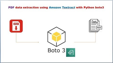 PDF Amazon Textract with Python