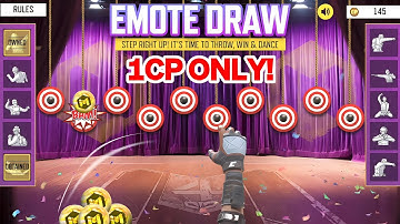 UNLOCK EMOTES FOR 1 CP FROM EMOTE DRAW!