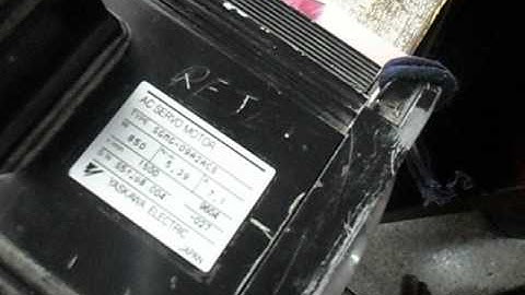 Yaskawa servo motor test run