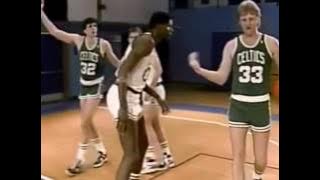 Larry Bird teaches how to play pick and roll