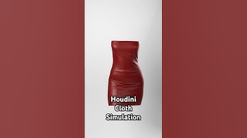 Houdini Cloth Sim - Variation for Crowd #3d