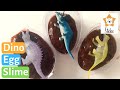 How To Make Dinosaur Egg Slime | Easy Slime Recipe | Dinosaurs For Kids | Dino Eggs Easy Slime