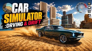 CAR SIMULATOR – EPIC DRIVING & DRIFT CHALLENGE 🚗💨🔥 screenshot 3