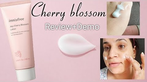 Review innisfree jeju cherry blossom lotion năm 2024