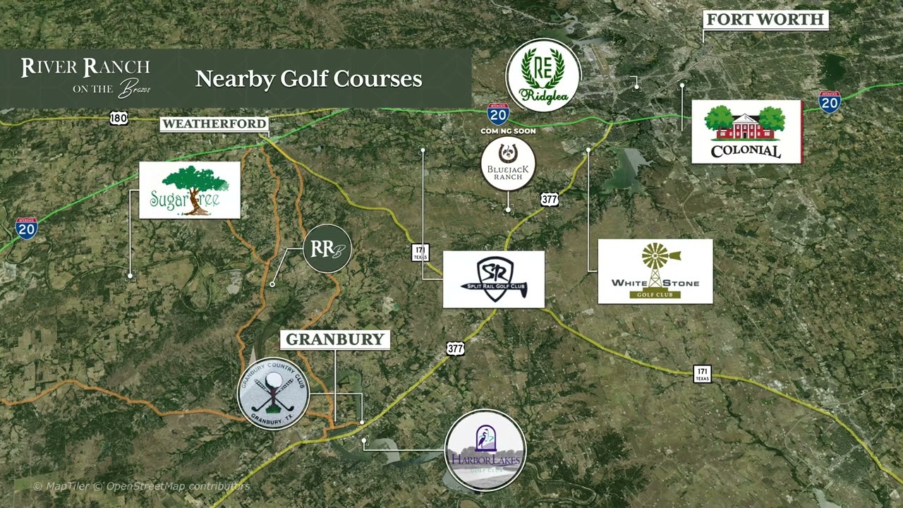 River Ranch on the Brazos  - Map Animation - New Residential Development - Geolayers - Animated Map
