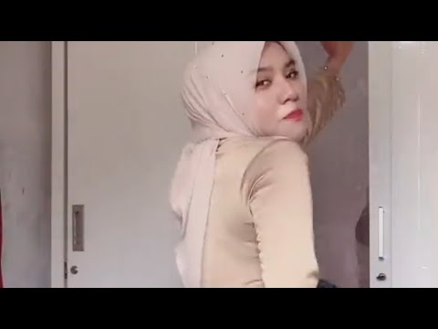 TIK TOK hijab Dress Satin Goyang BAR-BAR