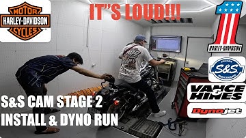 Harley Davidson S&S Cam kit installation and Dyno Run