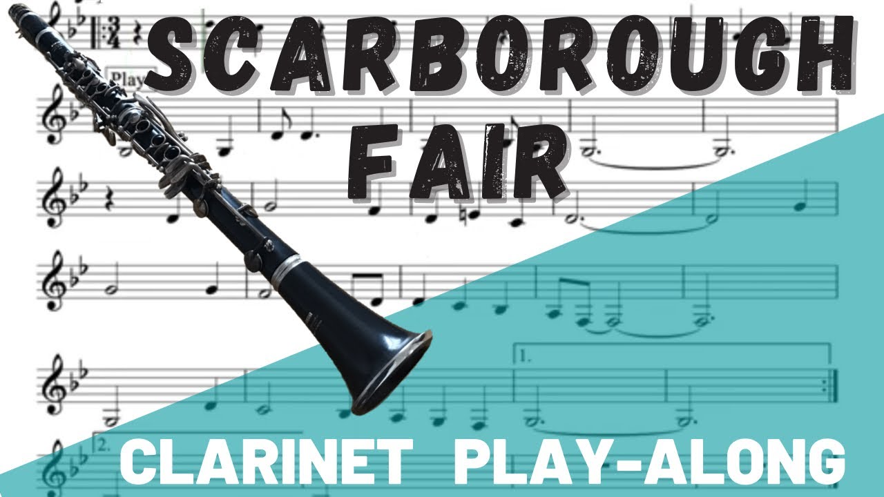 Scarborough fair  Sheet music, Clarinet sheet music, Clarinet music