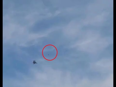Ukrainian Mig-29 Narrowly Dodges Russian Missile in Sumy! Amazing Footage