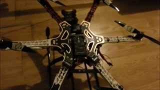 DJI F550 HEX MOTOR CONFIGURATION SET UP AND SPIN DIRECTION