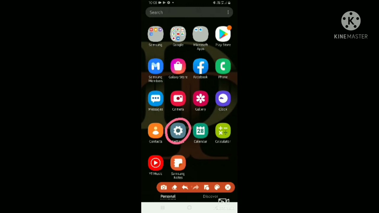 How To Use Glance On Samsung Setting In Samsung Galaxy Abale Glance On 