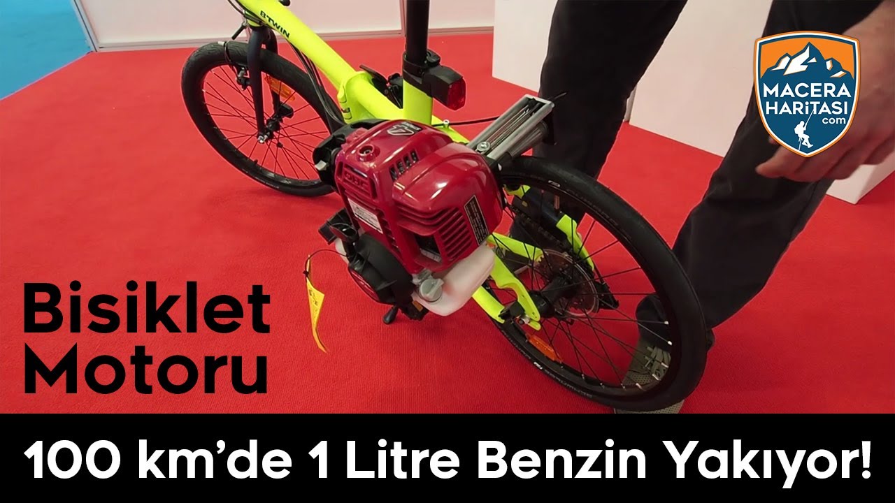 Bisiklete Benzin Motoru Takmak | DirectRunner DR1L - YouTube