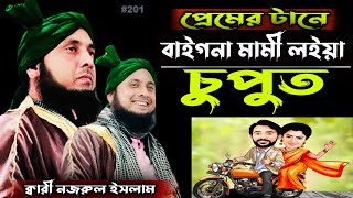 201| প্রেমের টানে বাইগনা মামী লইয়া চুপুত | Premer Tane Tigana Mami Loiya | Waz Qari Nazrul Islam