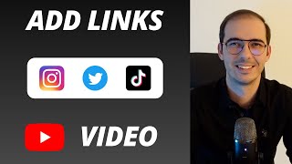 How to Add Social Media Link in YouTube Video Description? (2024)