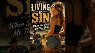 😏 Living In Sin When She Gives Me That Grin 🌻 #CountryMusic #CountrySong #NewCountry