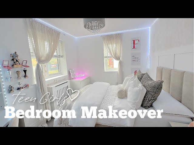 EXTREME BEDROOM MAKEOVER 2023, Teen Girls Decor Ideas, Neutral Aesthetic  Room Transformation