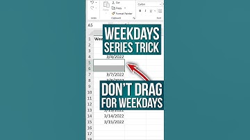 Calculate Weekdays & Remove Weekends in Excel 📆🔥 #Shorts