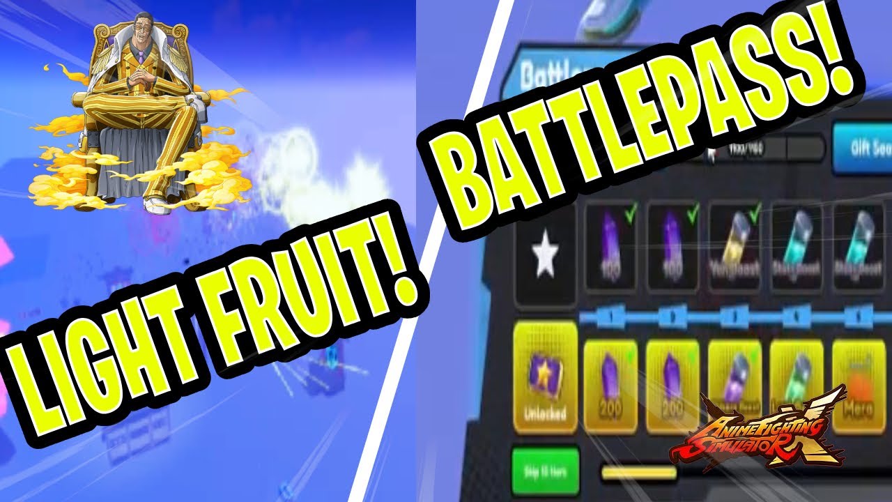 Light Fruit ✨ Inspired - Anime Fighting Simulator - Roblox