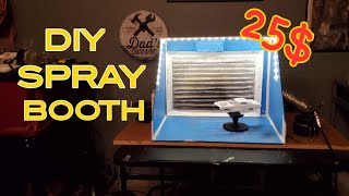 DIY SPRAY BOOTH UNDER $30