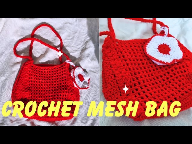 Crochet shoulder bag , beginner friendly. - YouTube