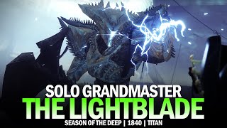 Solo Grandmaster Nightfall - The Lightblade [Destiny 2 Season of the Deep]