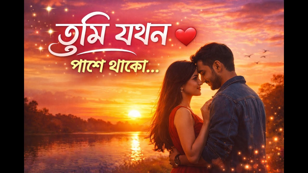 তুমি যখন পাশে থাকো | Bangla New Romantic Song