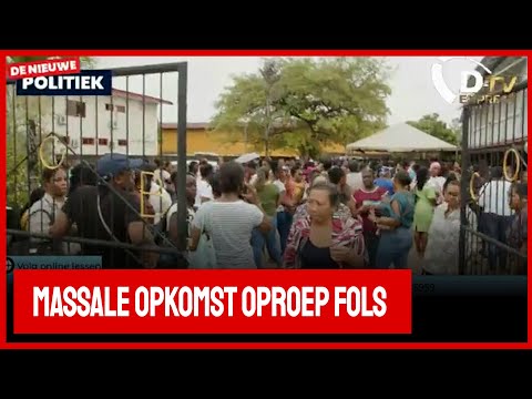 🚀 De Nieuwe Politiek Live • Massale opkomst oproep FOLS (Suriname)