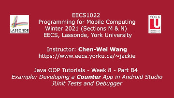[HD] EECS1022 W21 - Java Tutorials - Week 9 - Part B4 - JUnit Tests and Debugger