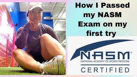 How I Passed my NASM CPT Exam on my first try!