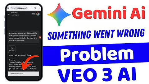Gemini Ai Veo 3 Something Went To Wrong Today || Google Ai Pro Veo 3 Something Went Wrong Problem