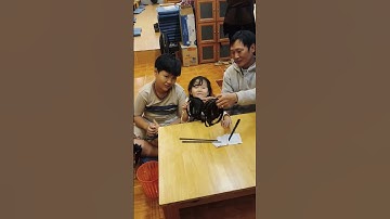 Ba cha con cài tóc mái xinh #caitocgia #toccaimaithua