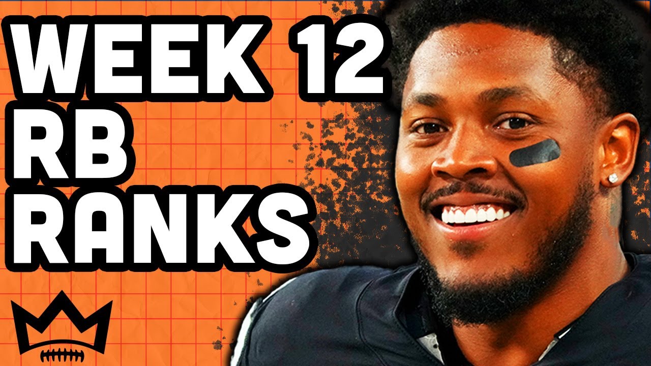 Top 30 Running Back Rankings & Tiers Week 12 Fantasy Football 2022
