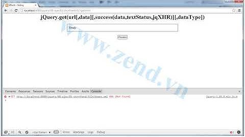 jQuery Ajax toàn tập   02 phương thức get