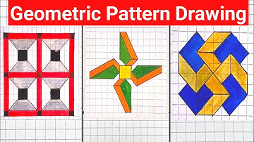 Geometric Art || 3d Geometrical Patterns Tutorial || Geometric Pattern Drawing