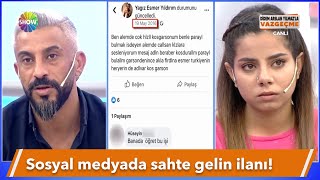 Serkan sosyal medyada sahte gelin mi arıyordu? | Didem Arslan Yılmaz'la Vazgeçme Resimi