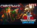 🔴 Grinding Untill Xmas Event Comes Out! | Tower Defense Simulator Live -  TDS Live Stream