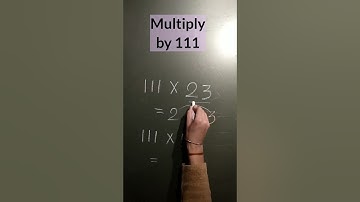 Multiplication by 111 in any number | Easy & Unique Trick | Solution4u |