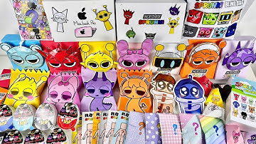 🌈Paper DIY🌈Mega Sprunki Blind Bag Unboxing! The Ultimate Incredibox Sprunki Mystery Bag Compilation!