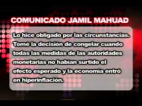 Mahuad contestó a justicia de nuestro país