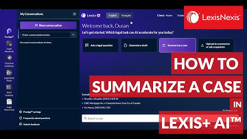 How to Summarize a Case in Lexis+ AI