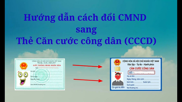 Hướng dẫn khai cấp căn cước công dân